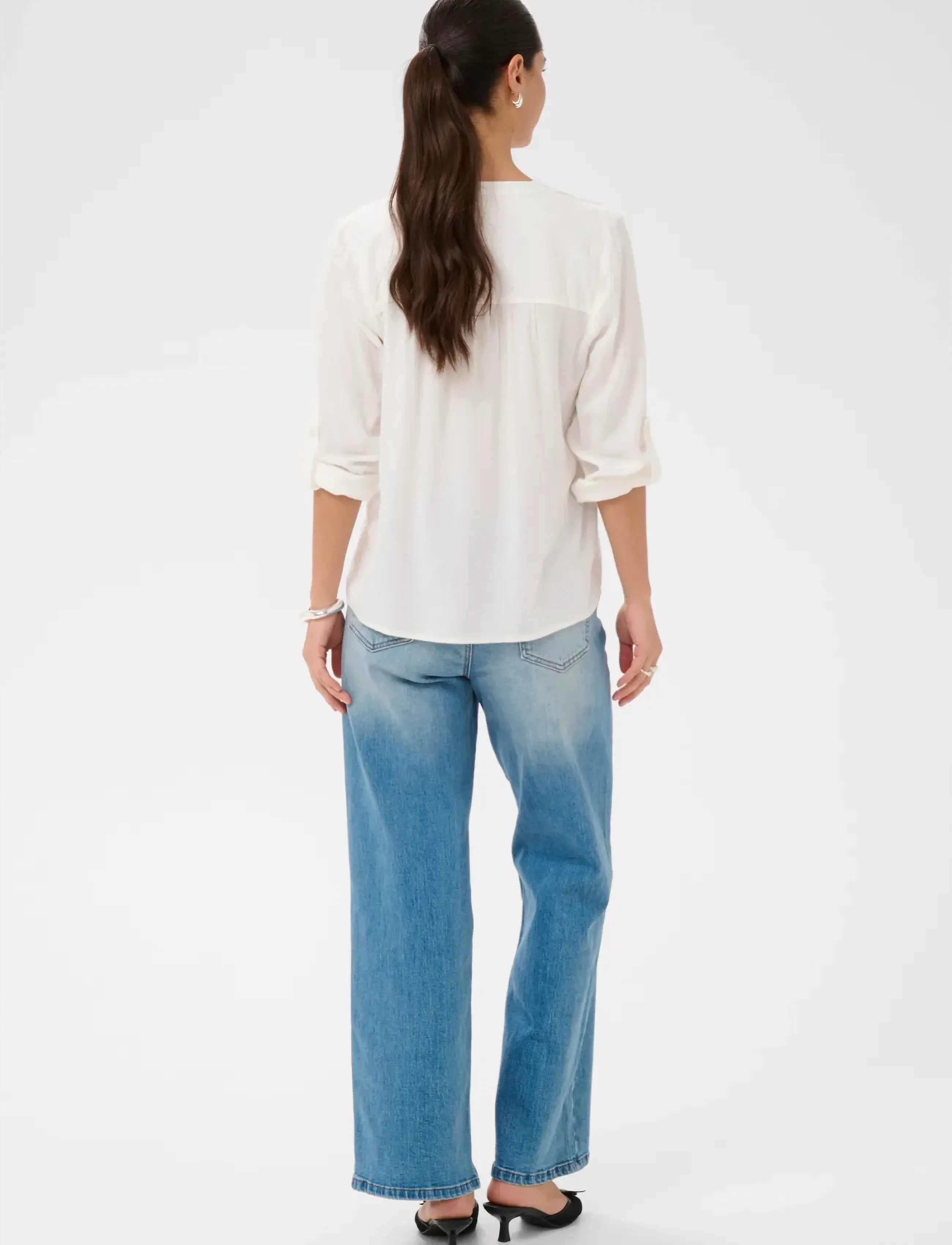 Kaffe - KAmilia Blouse - langärmlige blusen - chalk - 5