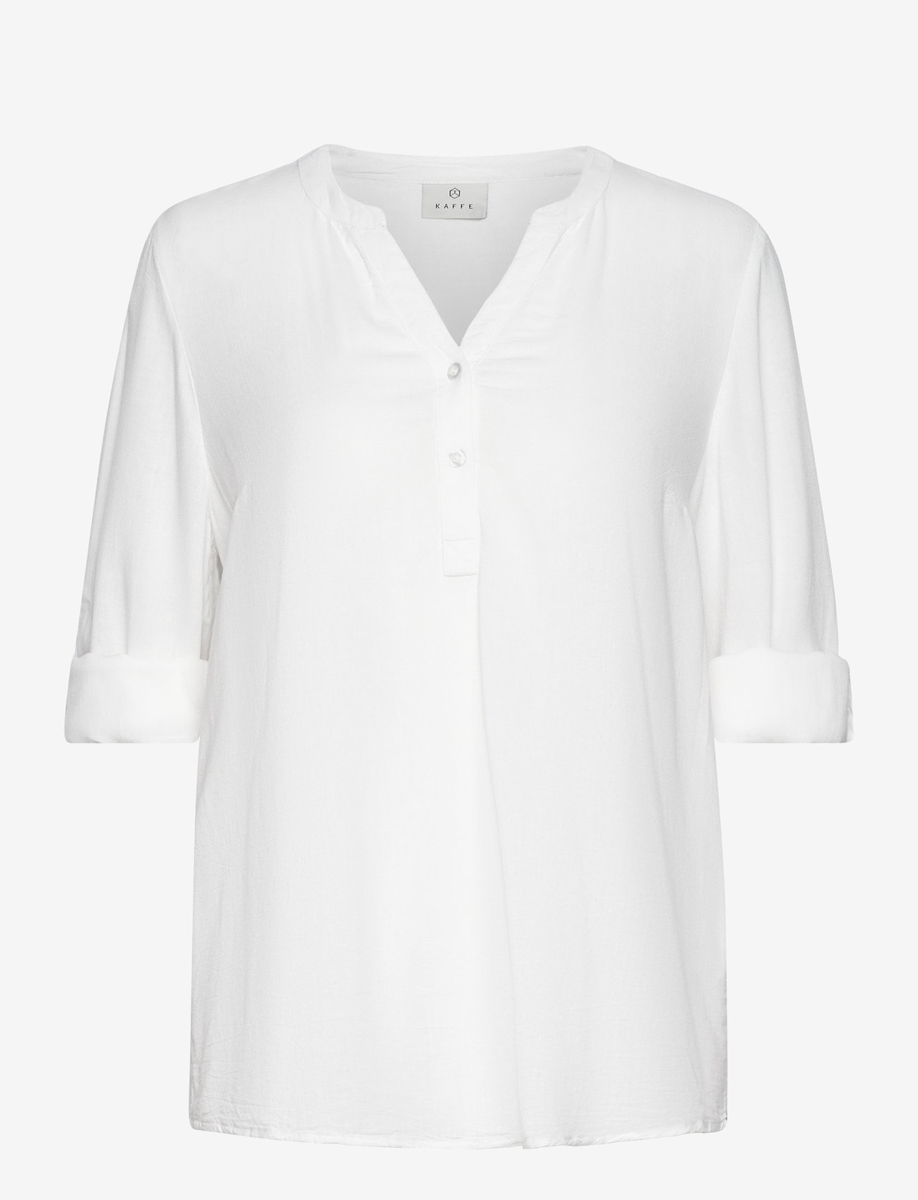 Kaffe - KAmilia Blouse - långärmade blusar - chalk - 3