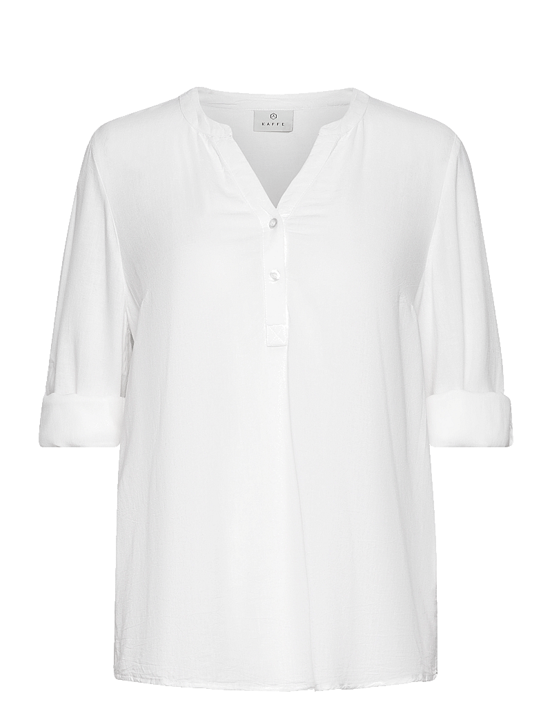 Kaffe - KAmilia Blouse - långärmade blusar - chalk - 3