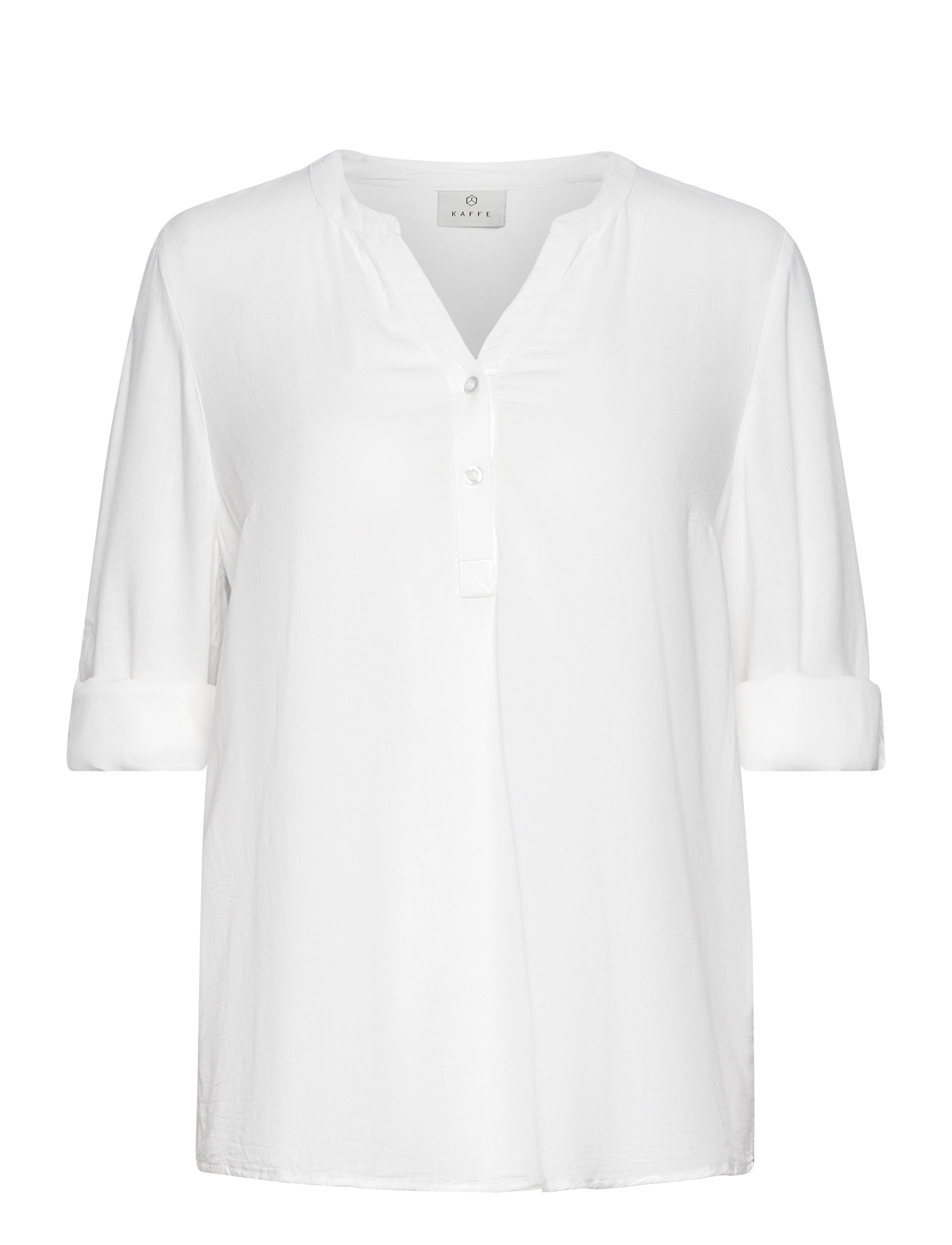 Kaffe - KAmilia Blouse - langärmlige blusen - chalk - 3