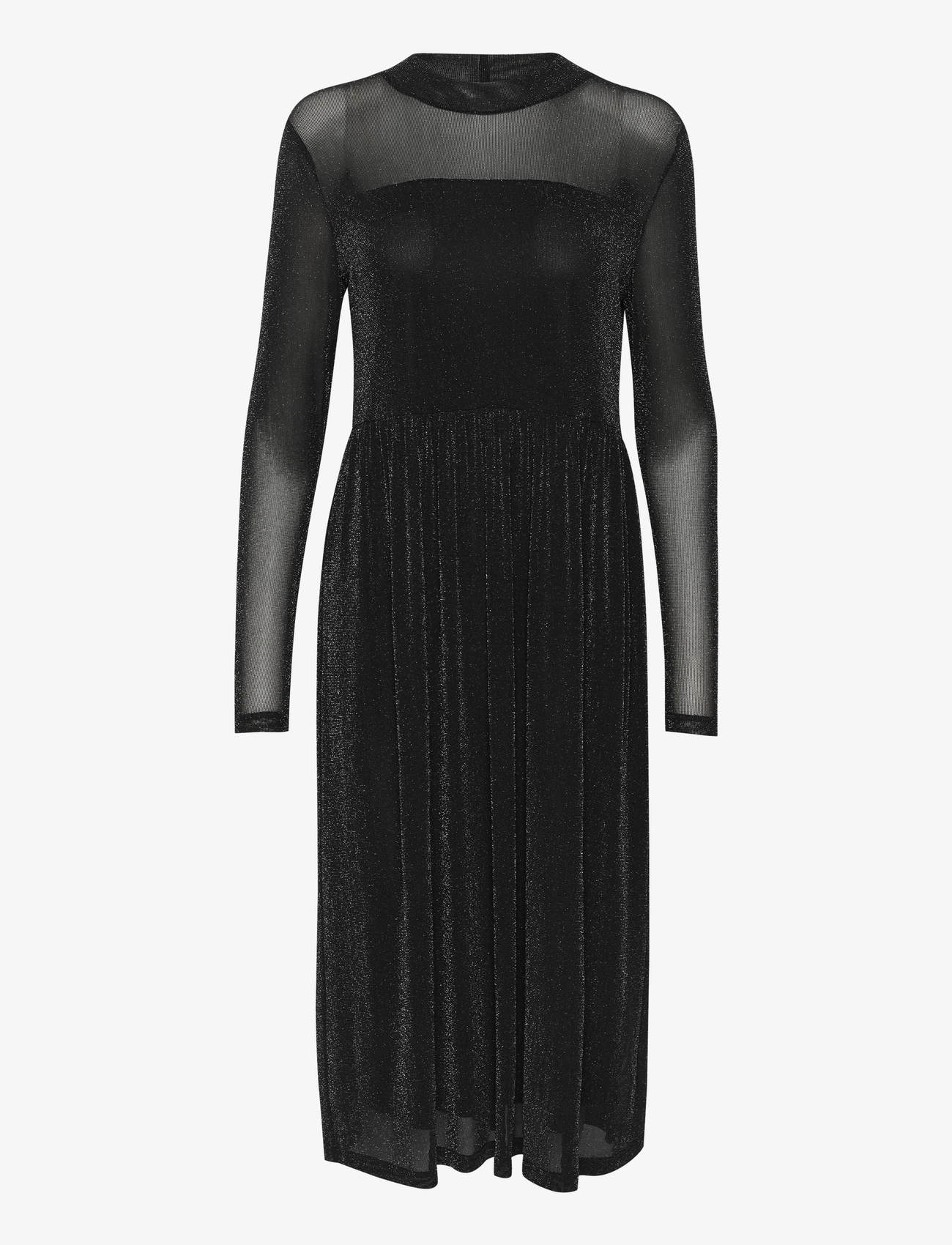 Kaffe KAolga Mesh Dress - Tøj - BLACK DEEP / black