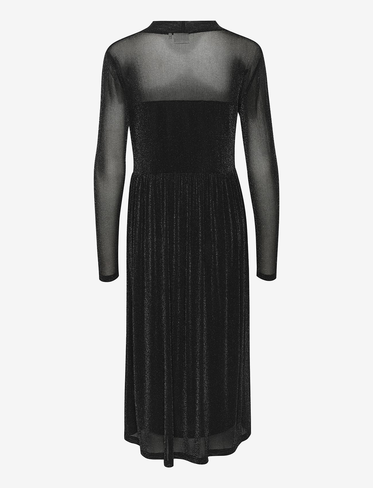 Kaffe - KAolga Mesh Dress - festklänningar - black deep - 2