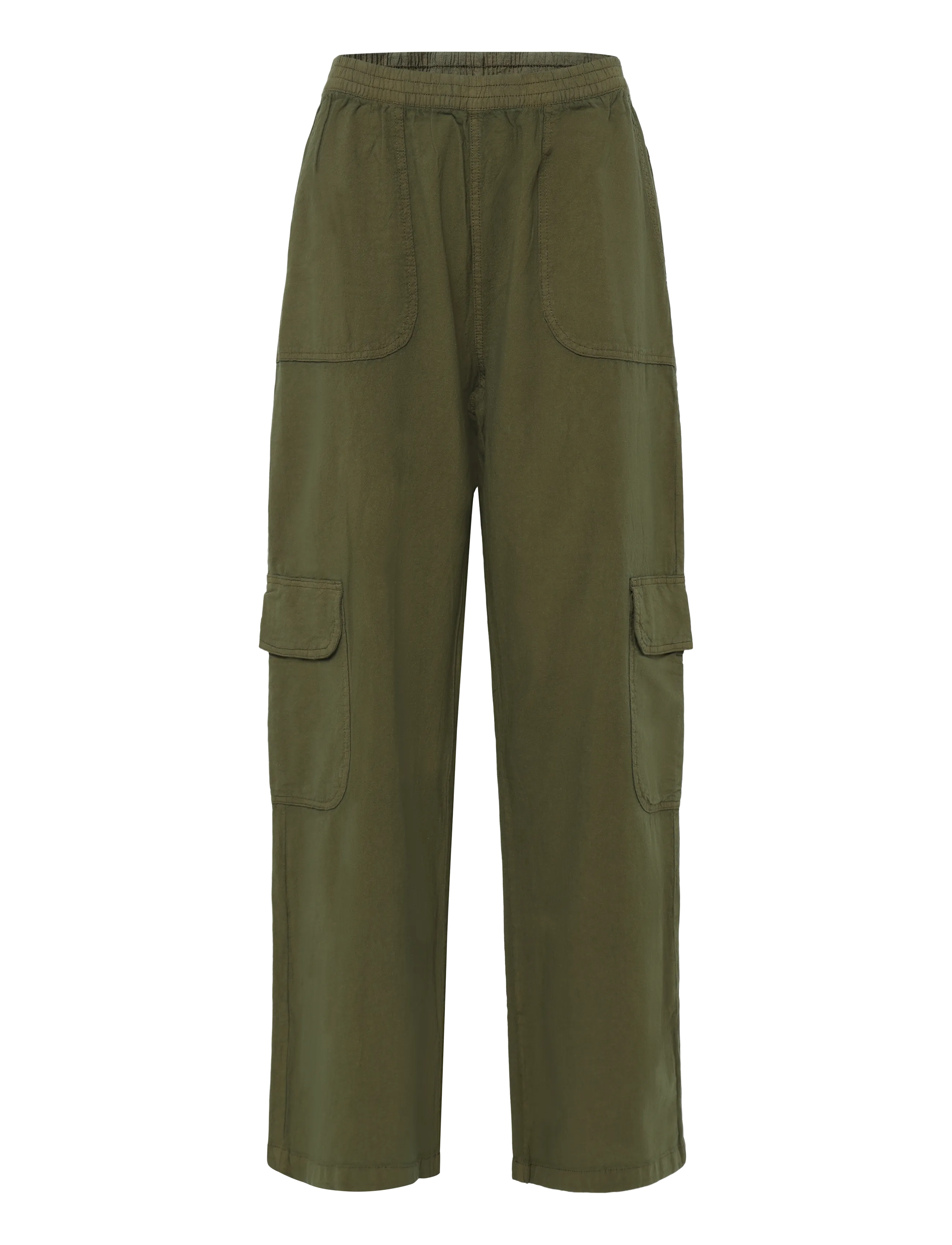 Kaffe Kanaya Cargo Pants, 38, Khaki green, Bukser > Cargo-Bukser, Dame
