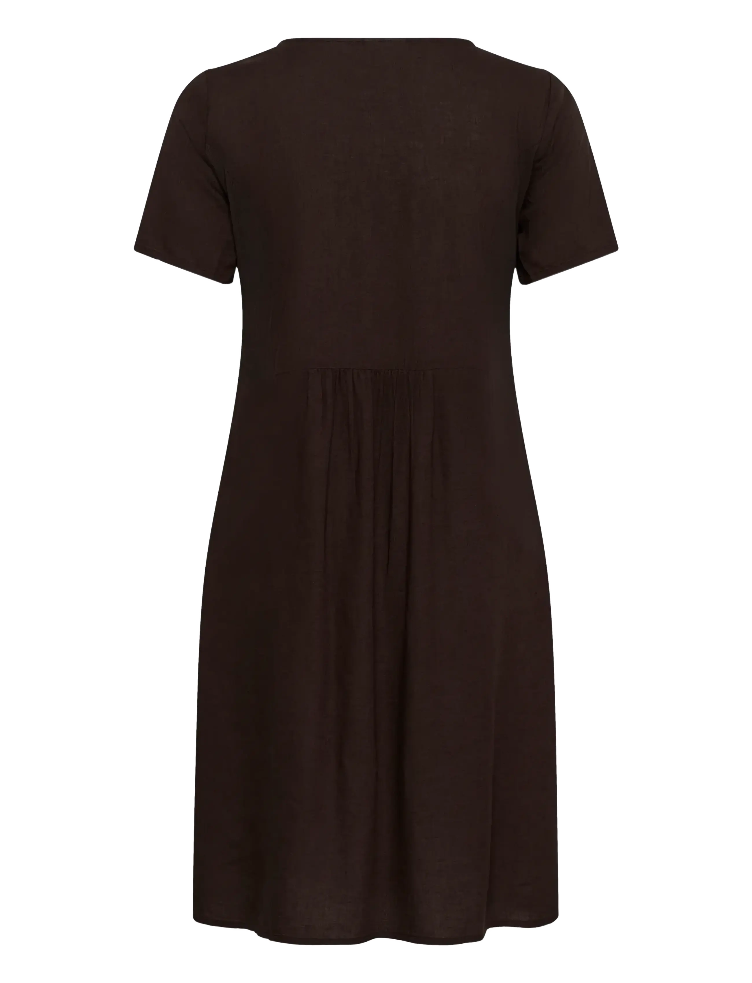 Kaffe - KAmilia Dress - t-shirtklänningar - black coffee - 2