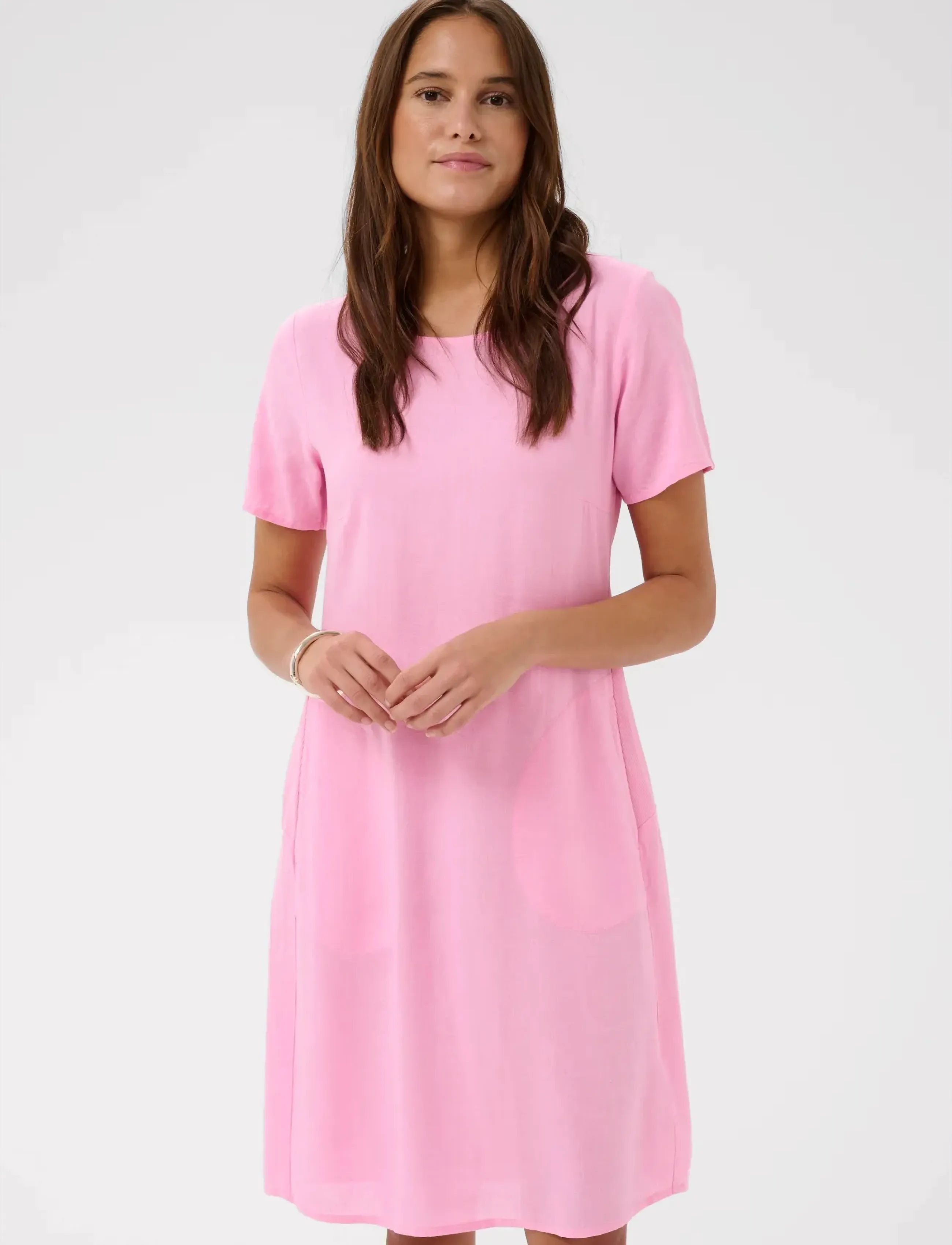 Kaffe Kamilia Dress, 42, Dresses, Rosa - Knee-length & Midi, Frauen