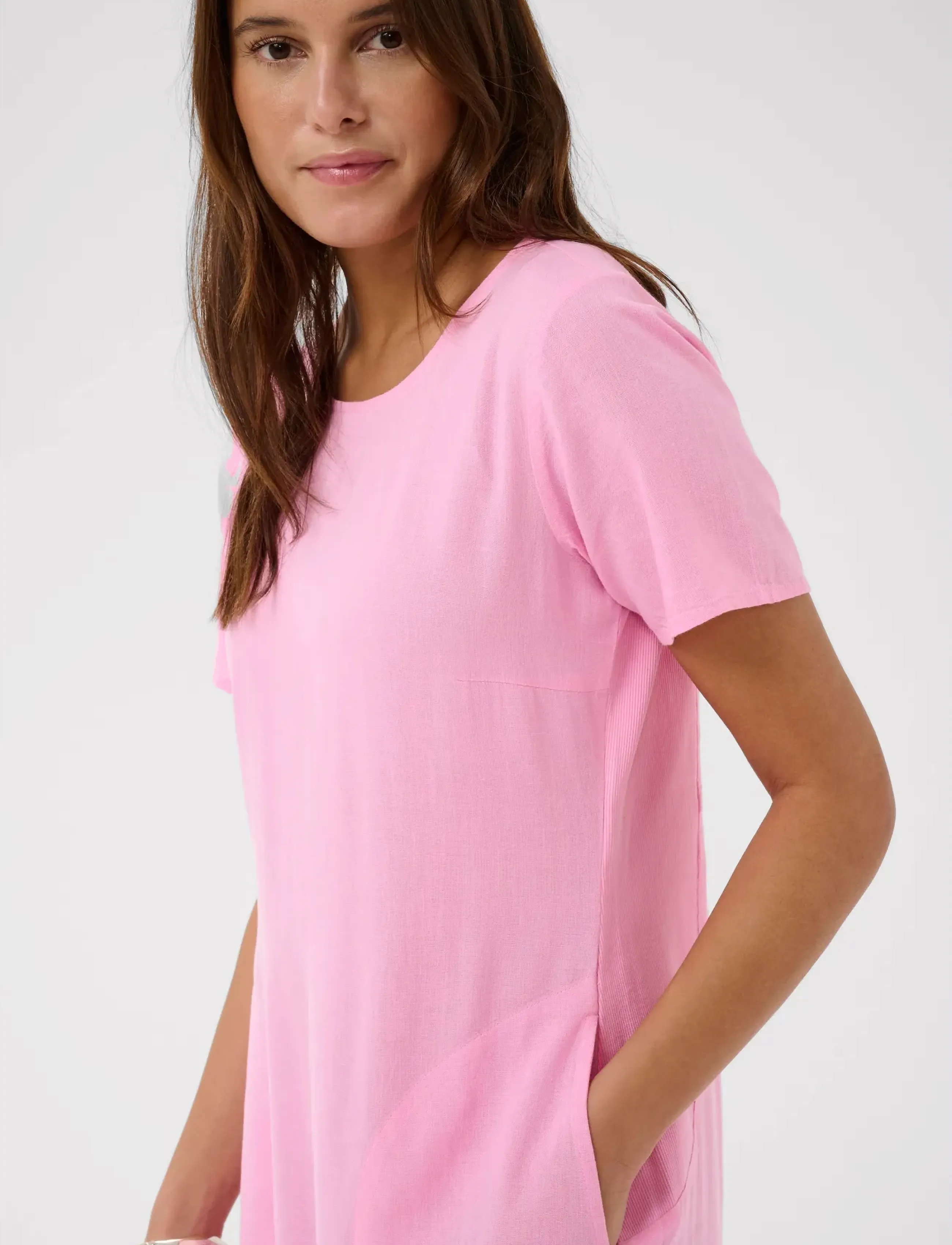 Kaffe - KAmilia Dress - marškinėlių tipo suknelės - pink frosting - 5