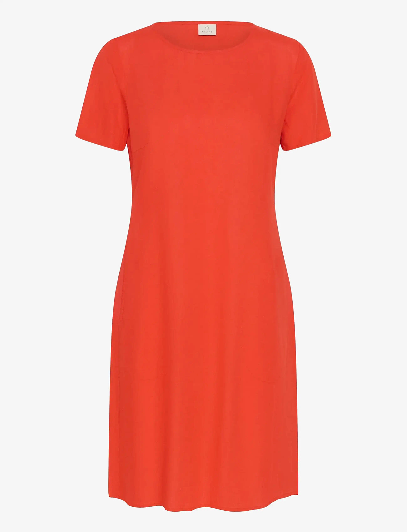 Kaffe - KAmilia Dress - t-shirt dresses - poppy red - 1