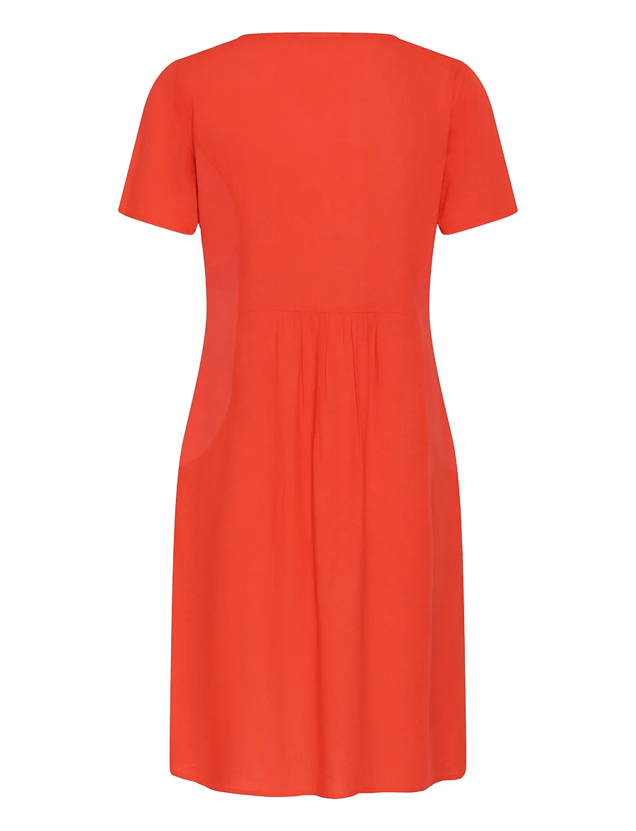 Kaffe - KAmilia Dress - t-shirt dresses - poppy red - 2