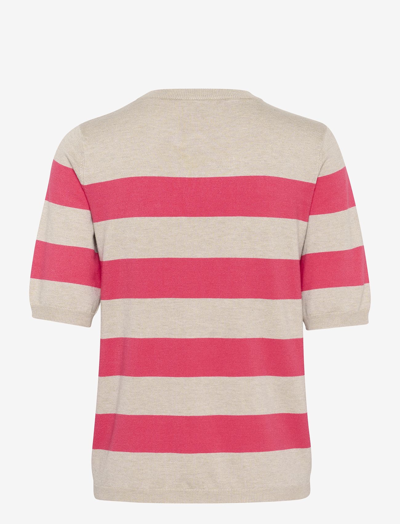 Kaffe - KAlizza Striped Knit - stickade tröjor - rasberry/featherg. bold stripe - 2
