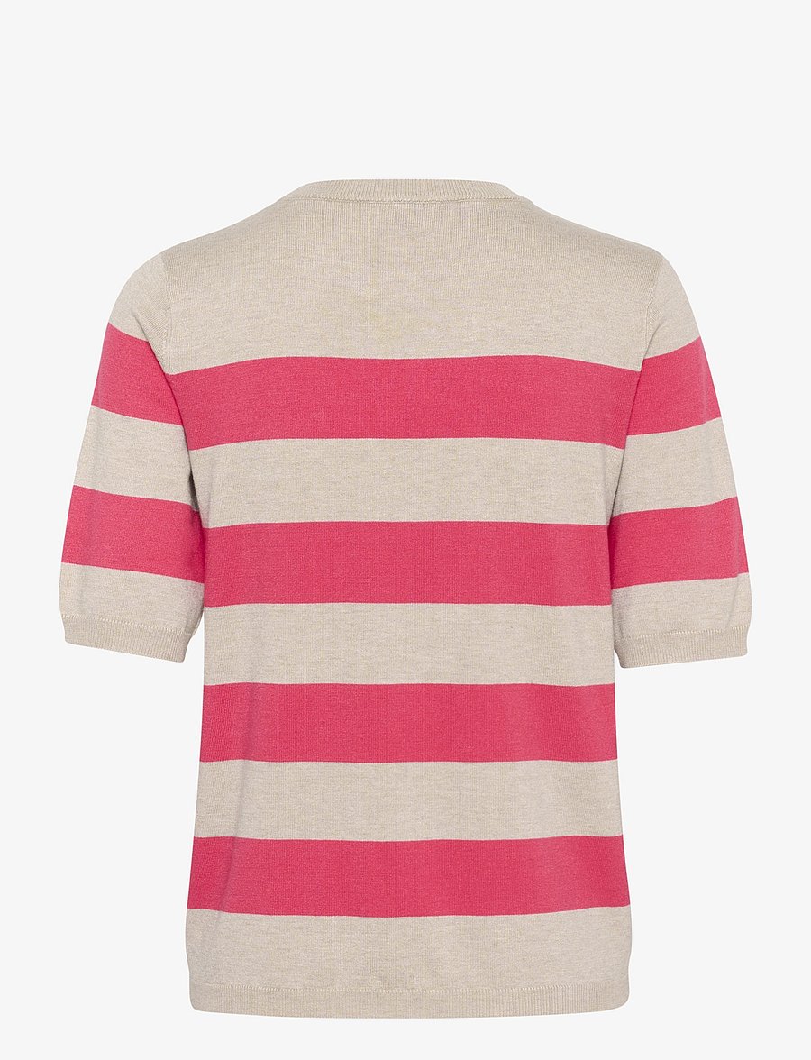 Kaffe - KAlizza Striped Knit - sviitrid - rasberry/featherg. bold stripe - 2