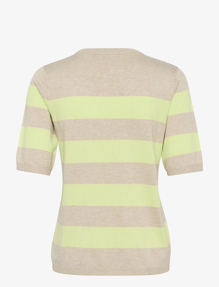 Kaffe - KAlizza Striped Knit - gebreide truien - lettuce/featherg. bold stripe - 2