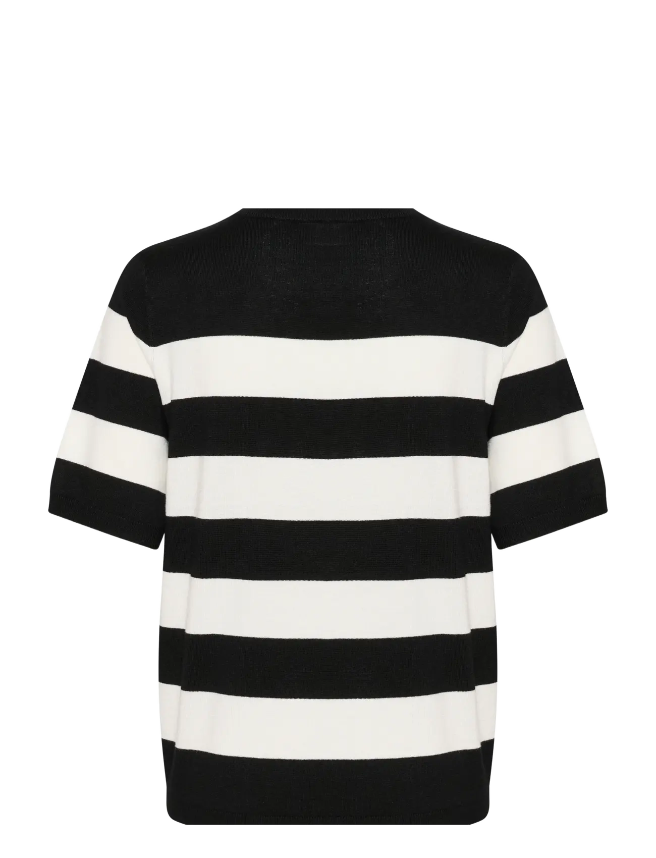 Kaffe - KAlizza Striped Knit - pullover - black/chalk bold stripe - 2