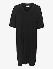 Kaffe - KAedna Short Dress - t-shirt dresses - black deep - 0