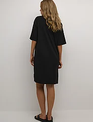 Kaffe - KAedna Short Dress - t-skjortekjoler - black deep - 4