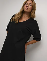 Kaffe - KAedna Short Dress - t-shirt dresses - black deep - 5