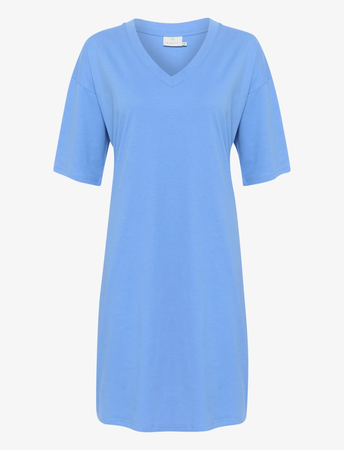 Kaffe - KAedna Short Dress - t-shirt dresses - ultramarine - 0