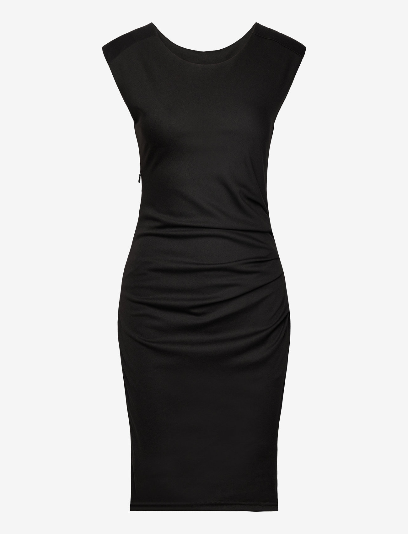 Kaffe - KAindia Round-Neck Dress - cocktailkjoler - black deep - 0
