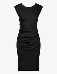 Kaffe - KAindia Round-Neck Dress - feestelijke kleding voor outlet-prijzen - black deep - 0