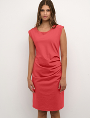 Kaffe - KAindia Round-Neck Dress - party wear at outlet prices - cayenne - 2