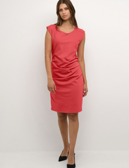 Kaffe - KAindia Round-Neck Dress - party wear at outlet prices - cayenne - 3