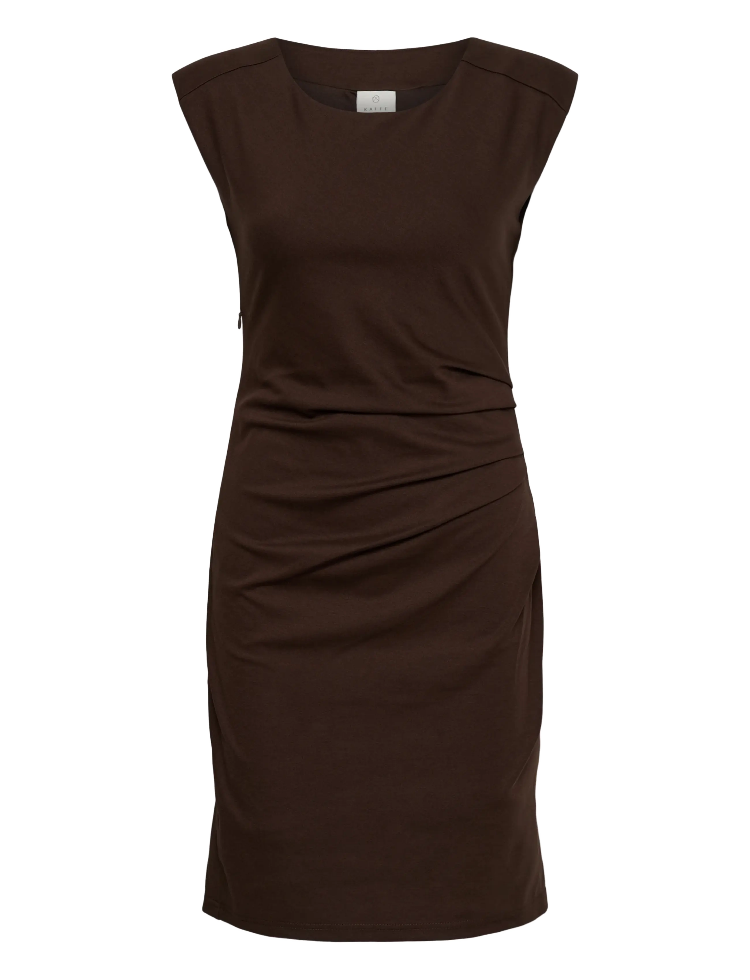 Kaffe KAindia Round-Neck Dress - Occasionwear - COFFEE BEAN / brown