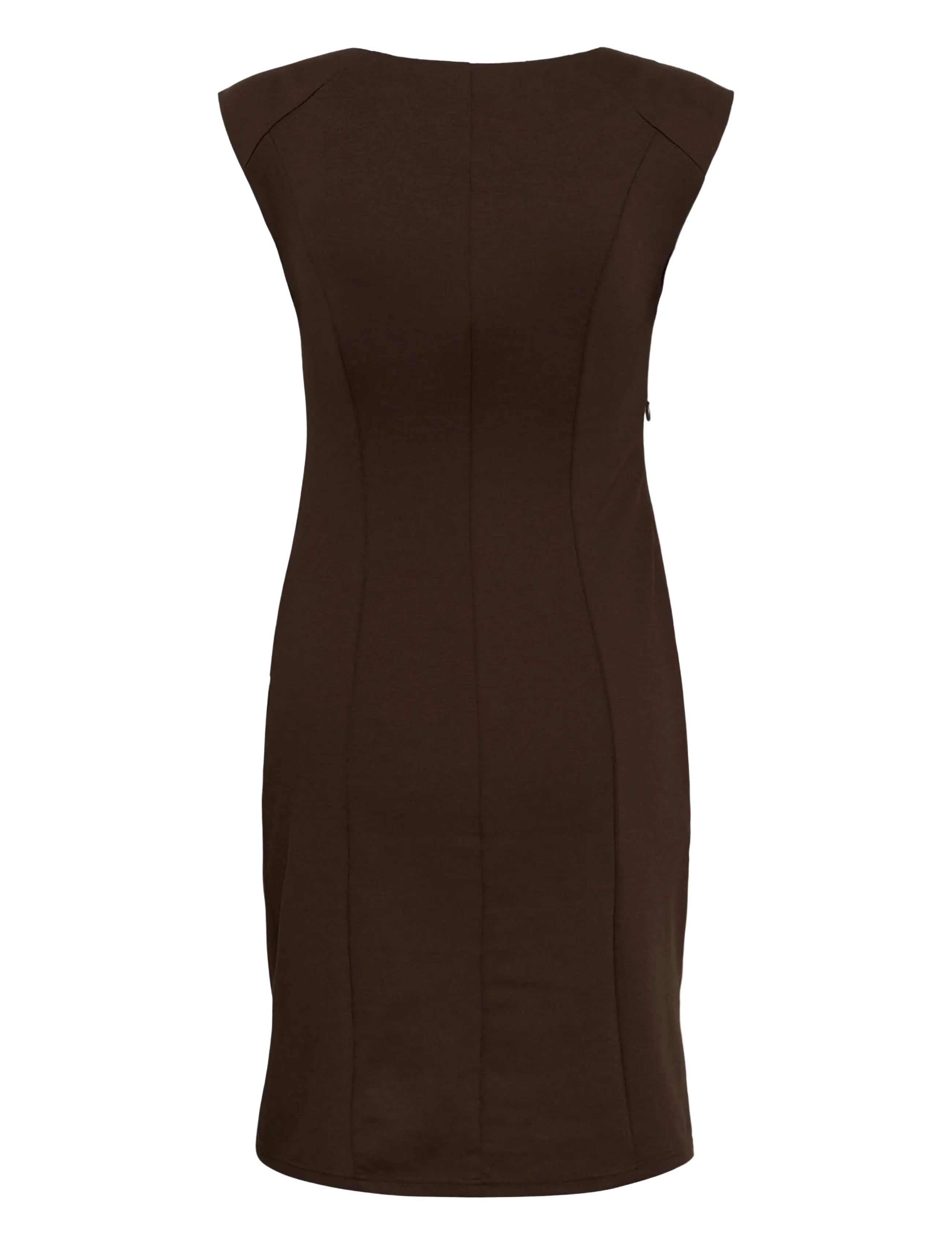 Kaffe - KAindia Round-Neck Dress - cocktail dresses - coffee bean - 1