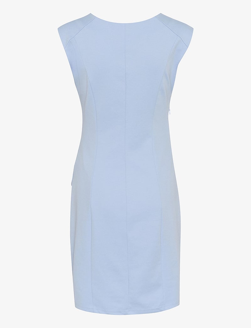 Kaffe - KAindia Round-Neck Dress - cocktailkjoler - soft chambray - 2