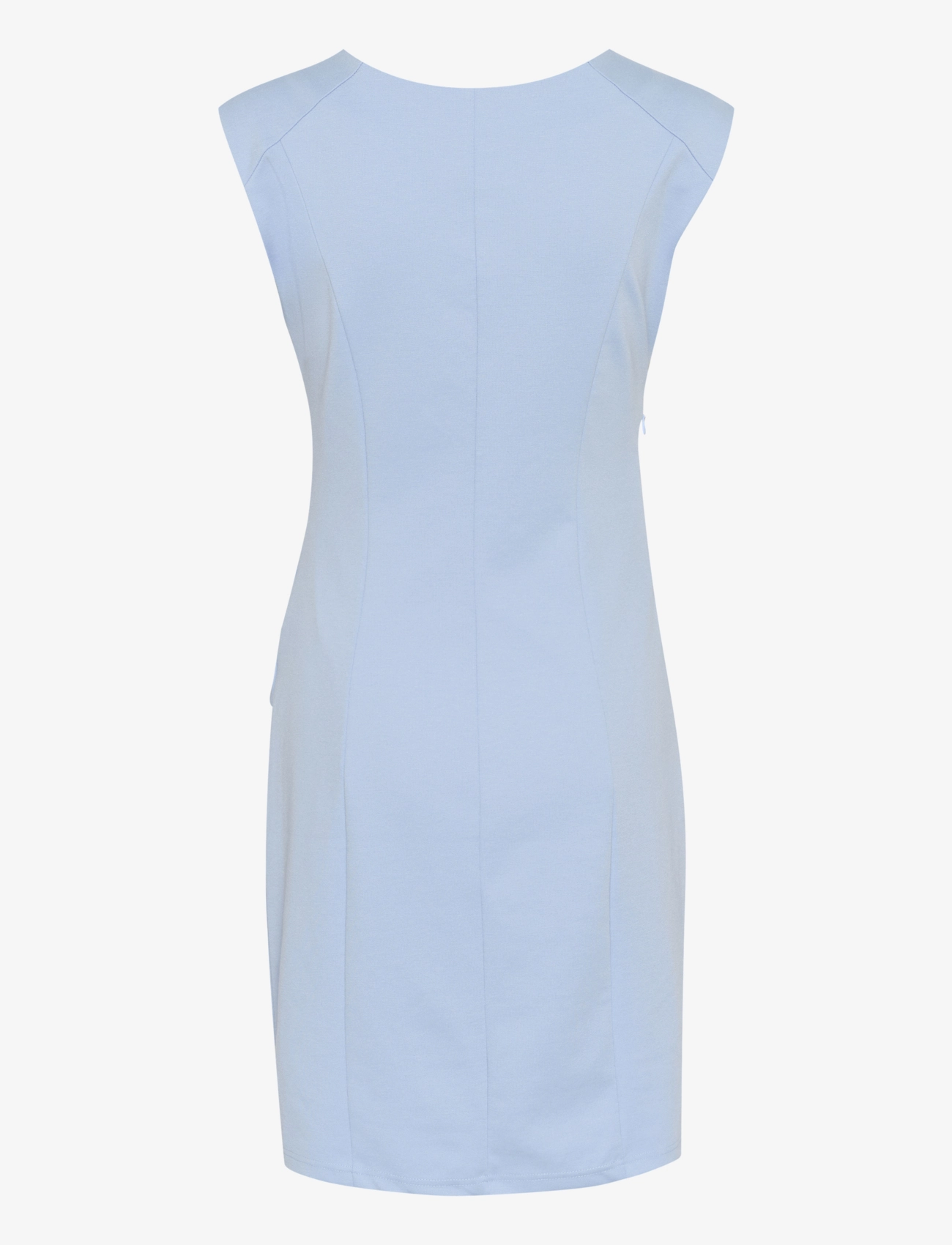Kaffe - KAindia Round-Neck Dress - cocktailkjoler - soft chambray - 2