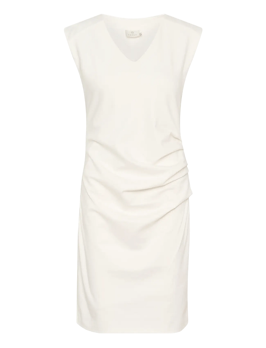 Kaffe - KAindia V-neck Dress - konfirmation - chalk - 1
