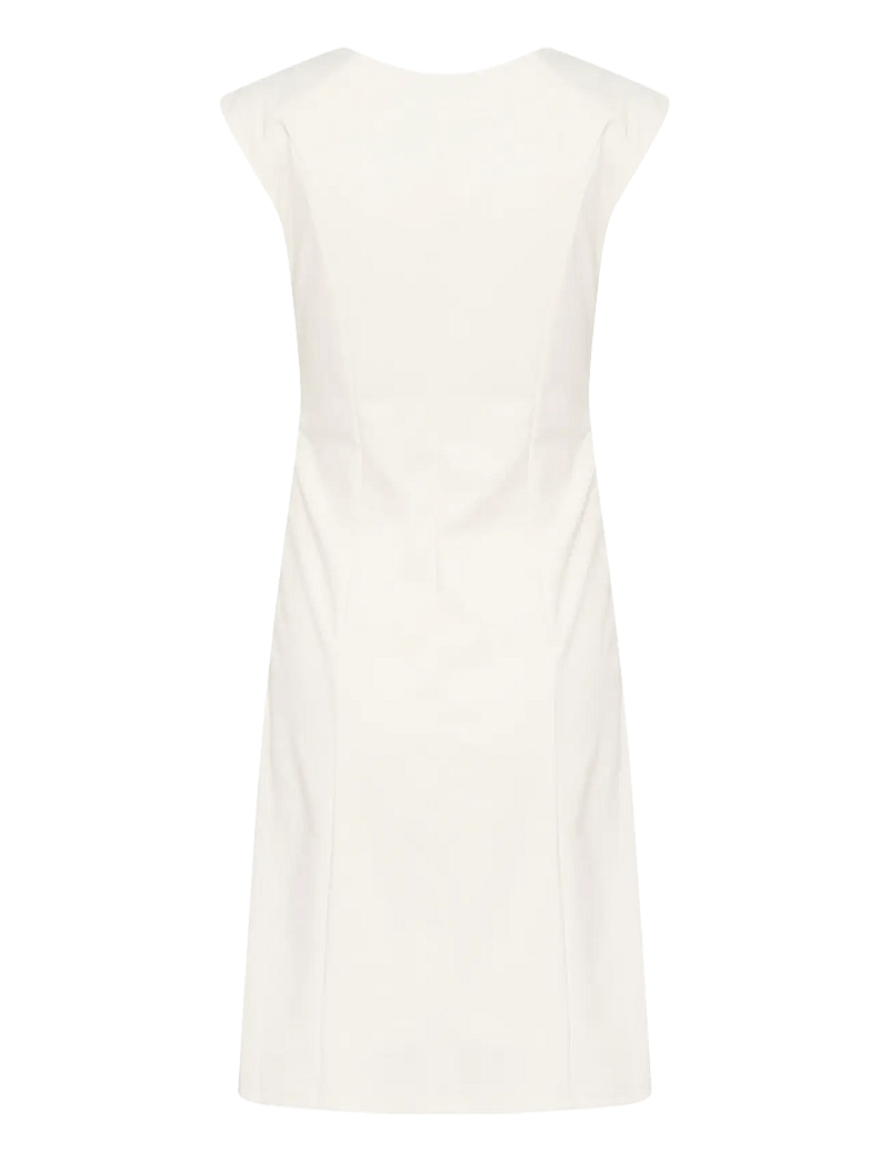 Kaffe - KAindia V-neck Dress - short dresses - chalk - 2