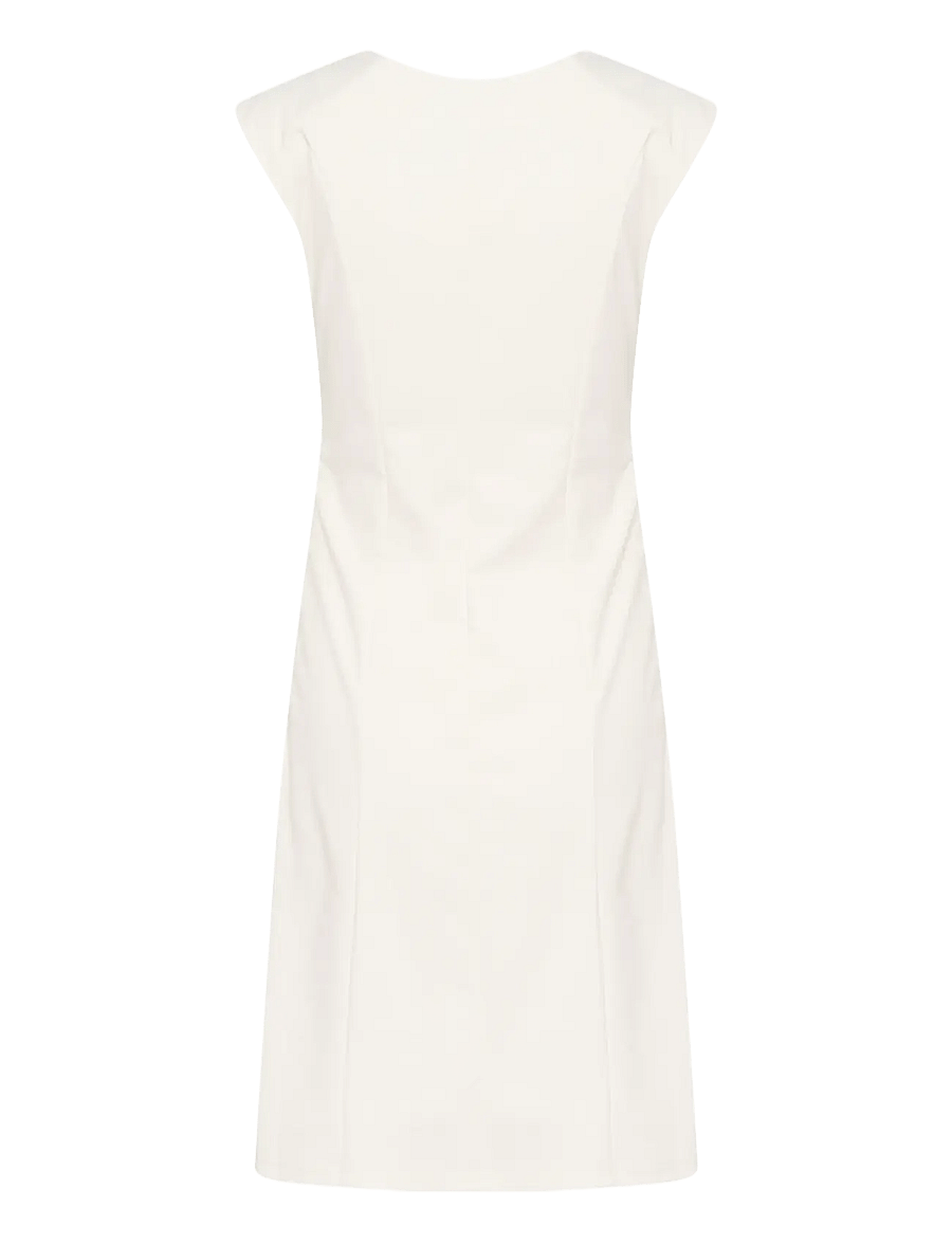 Kaffe - KAindia V-neck Dress - konfirmation - chalk - 2