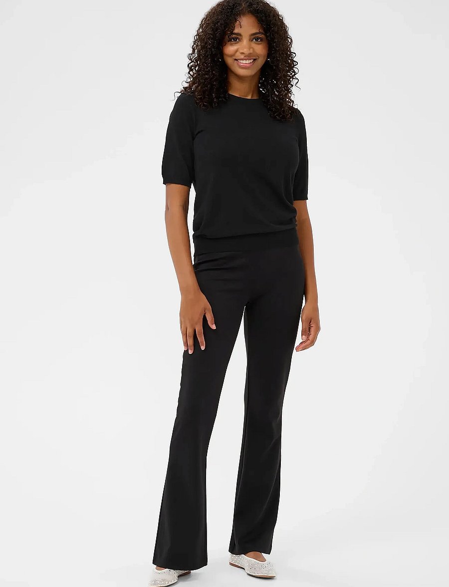 Kaffe - KALIZZA O-NECK PULLOVER - jumpers - black deep - 3