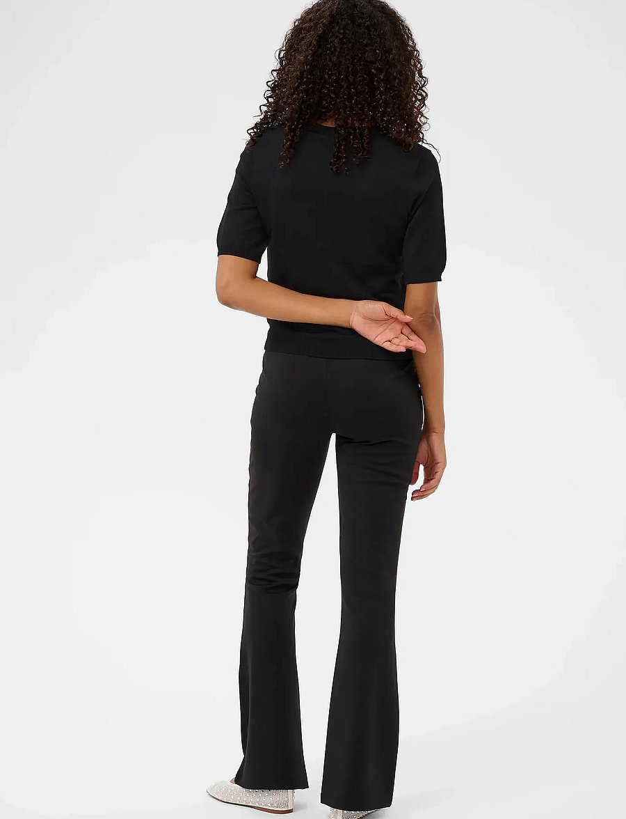 Kaffe - KALIZZA O-NECK PULLOVER - jumpers - black deep - 4