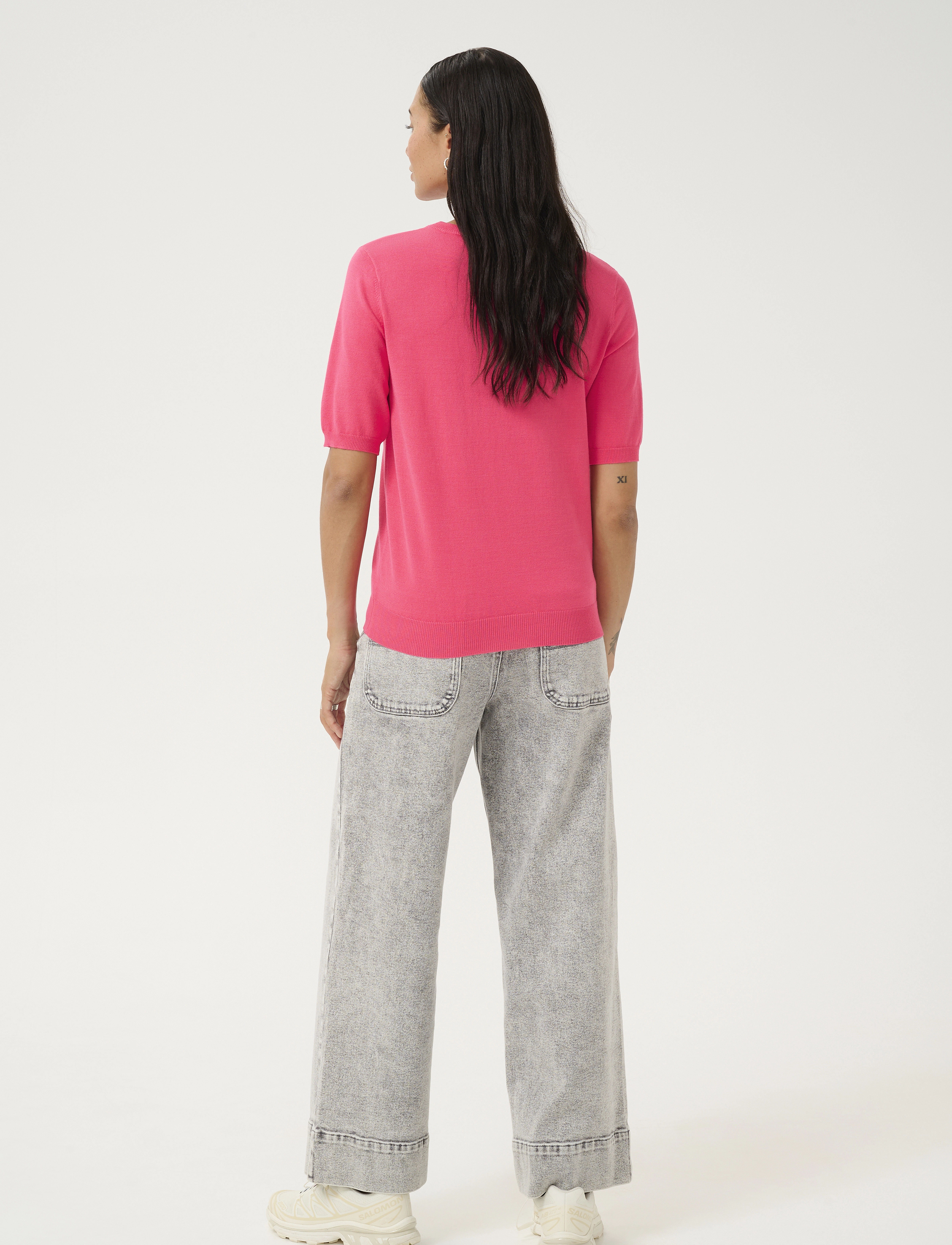 Kaffe - KAlizza O-neck pullover - lägsta priserna - raspberry - 4