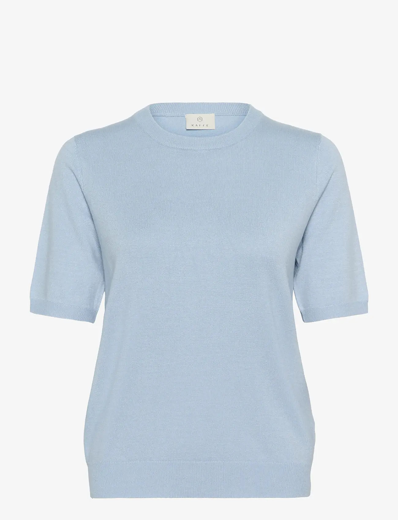 Kaffe - KAlizza O-neck pullover - efterårstøj - soft chambray - 0