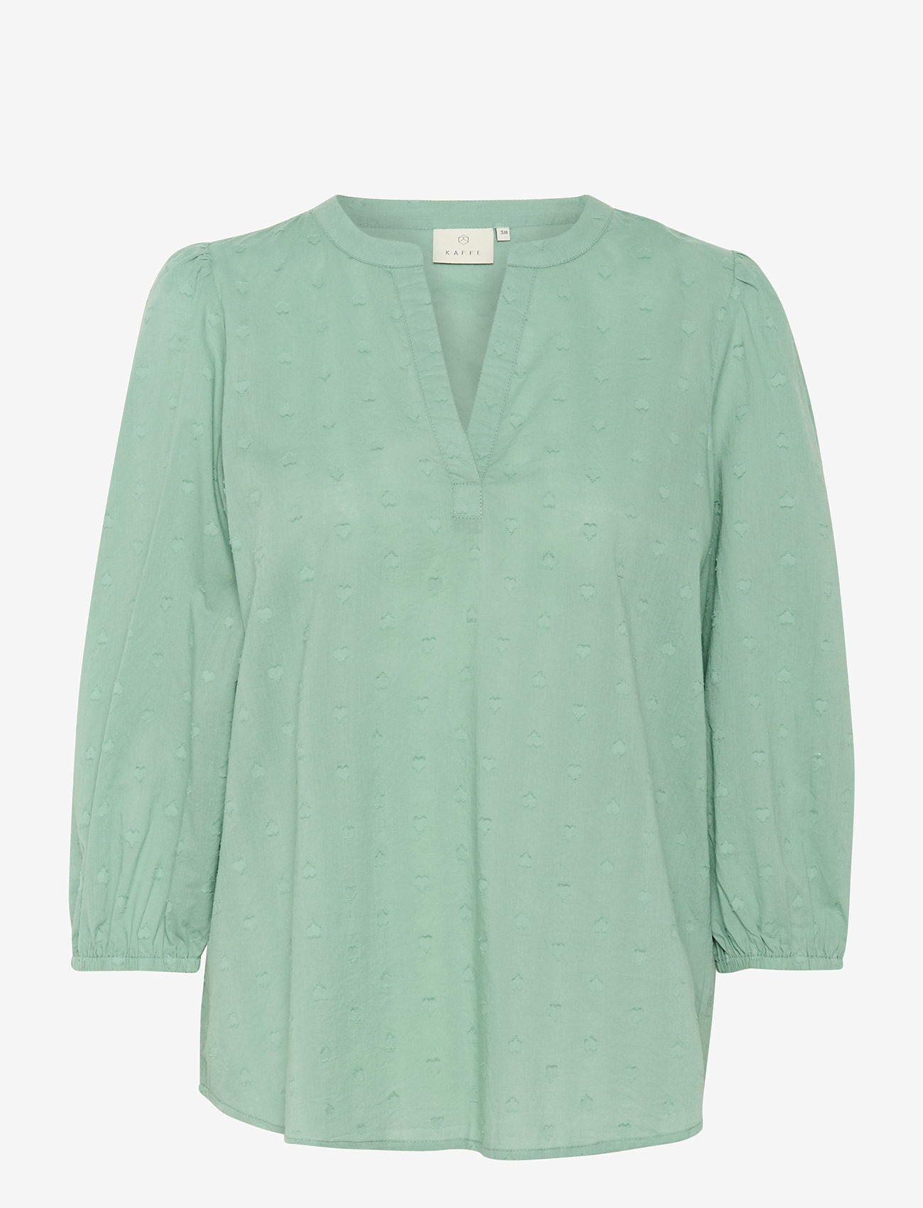 Kaffe - KAjollia Blouse - pitkähihaiset puserot - granite green - 1