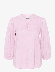 Kaffe - KAjollia Blouse - long-sleeved blouses - pink mist - 0