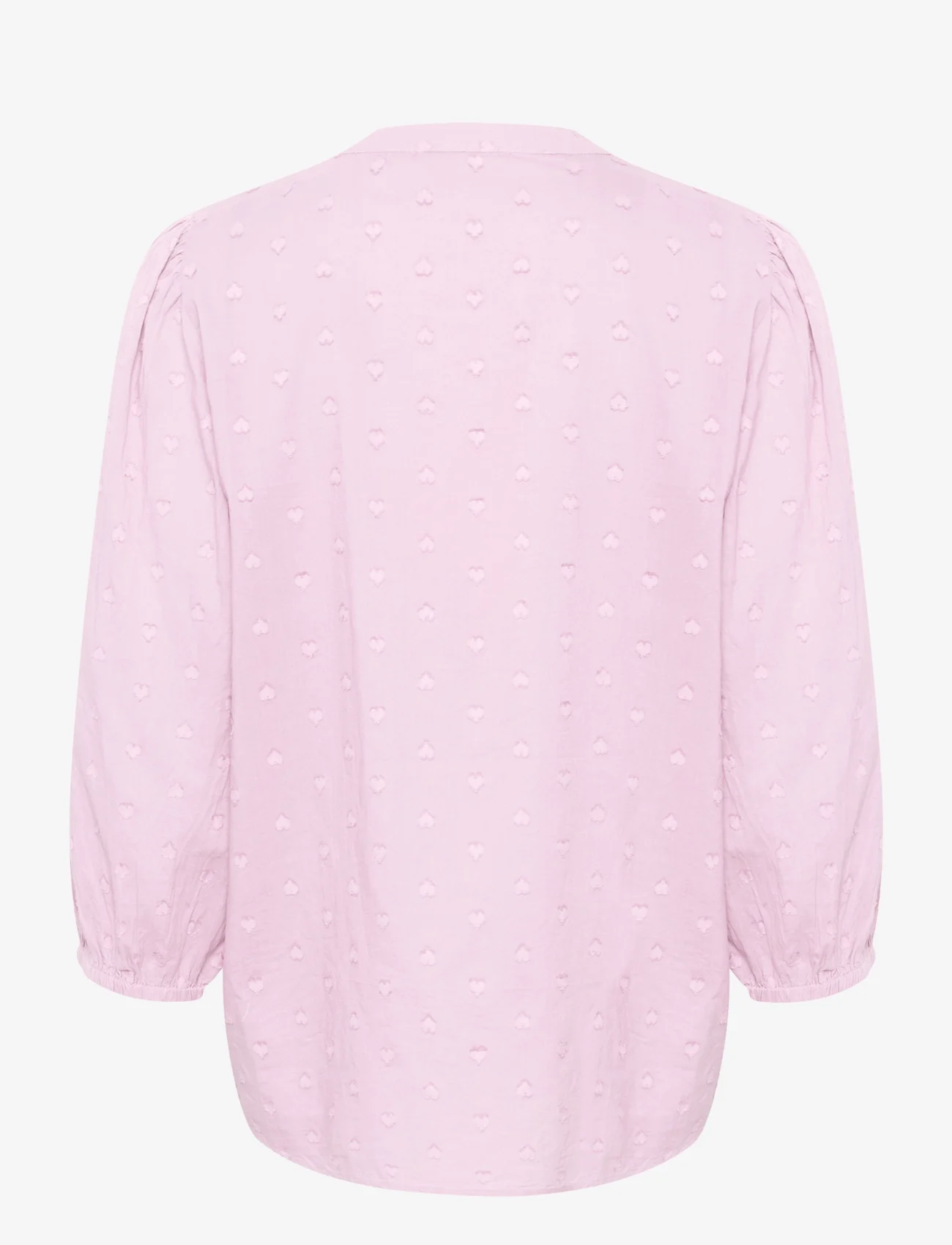 Kaffe - KAjollia Blouse - long-sleeved blouses - pink mist - 1