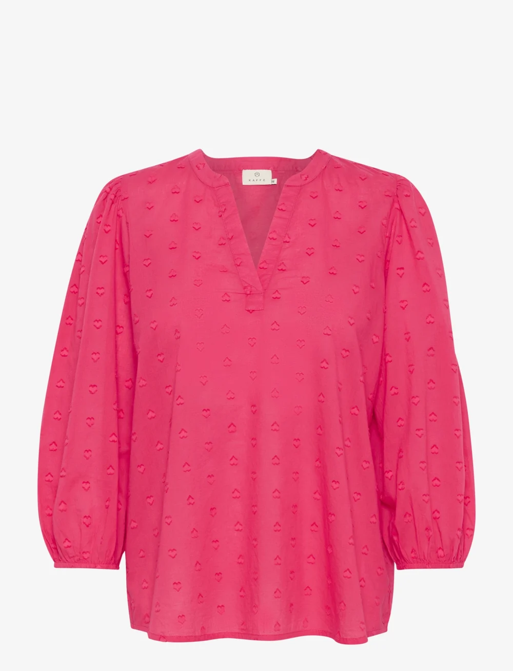Kaffe - KAjollia Blouse - langärmlige blusen - raspberry - 1