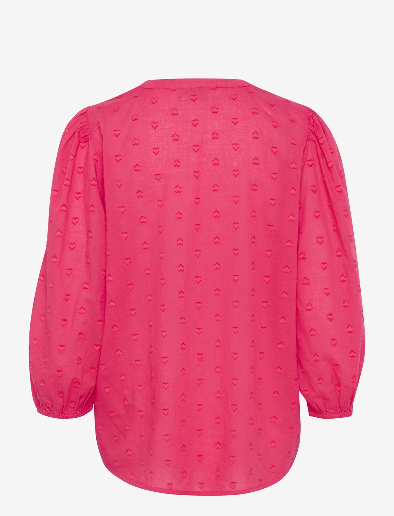 Kaffe - KAjollia Blouse - long-sleeved blouses - raspberry - 2