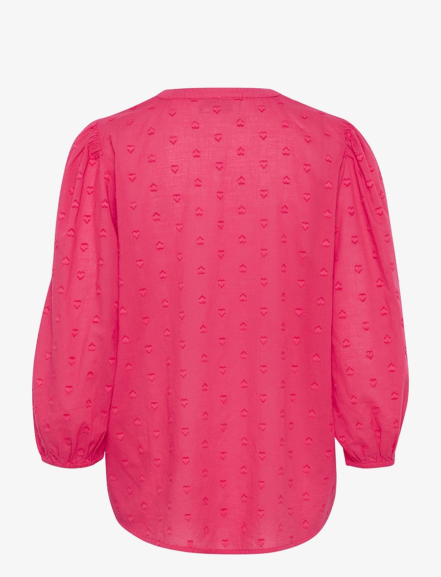 Kaffe - KAjollia Blouse - långärmade blusar - raspberry - 2