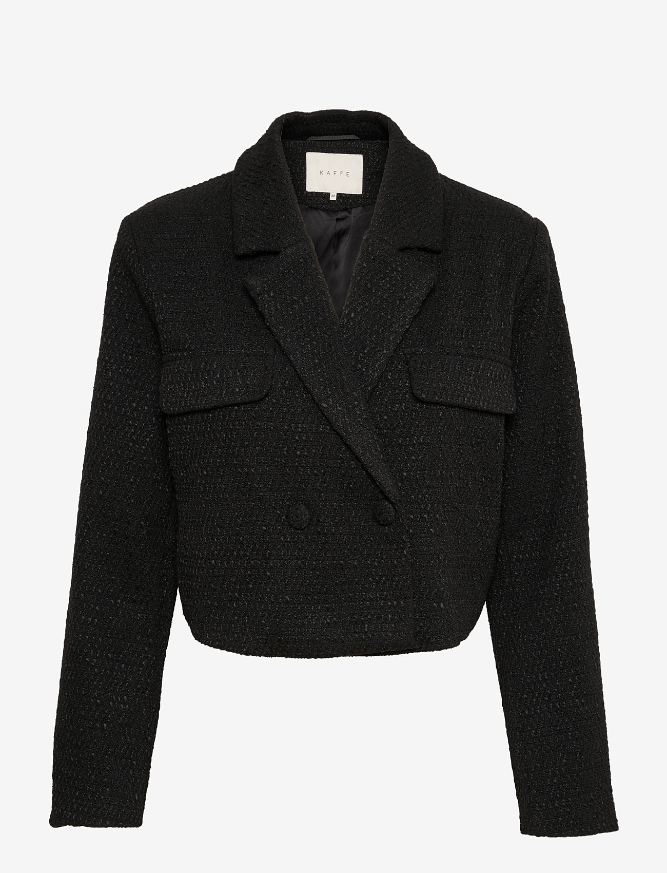 Kaffe - KAnina Blazer - lühikesed bleiserid - black deep - 0