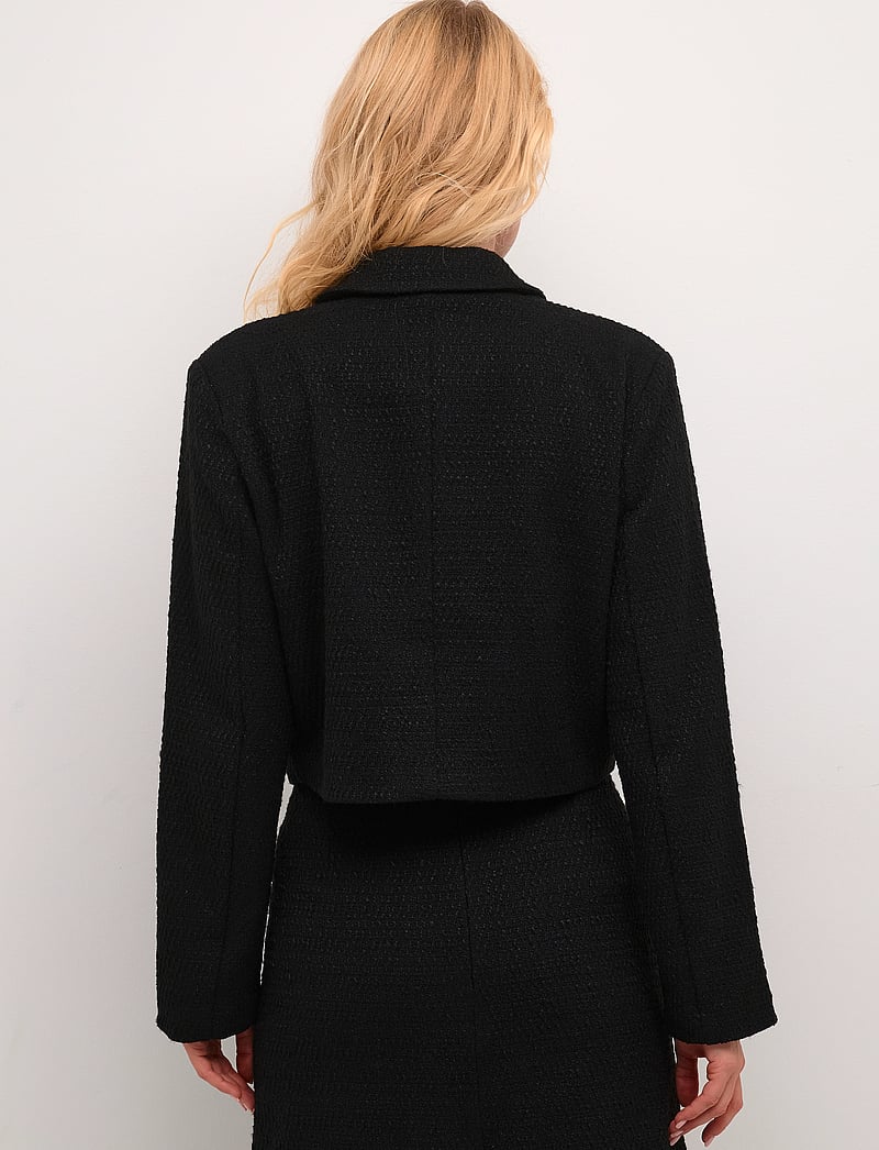 Kaffe - KAnina Blazer - cropped-blazer - black deep - 3