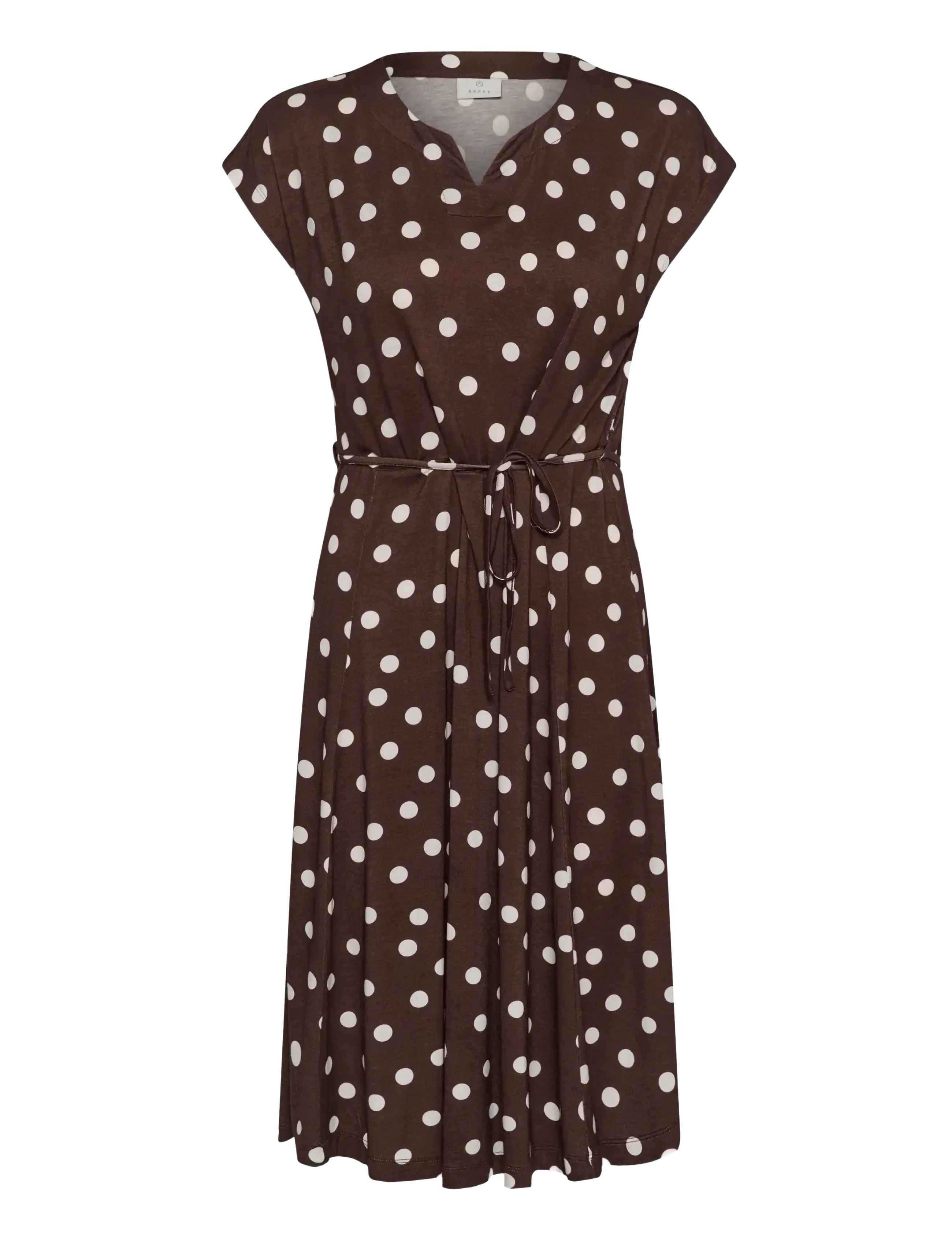 CHOCOLATE BROWN W. CHALK DOT