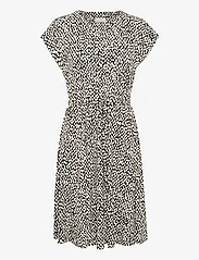 Kaffe - KAbella Jersey Dress - sommerkleider - black/chalk graphic dot - 0