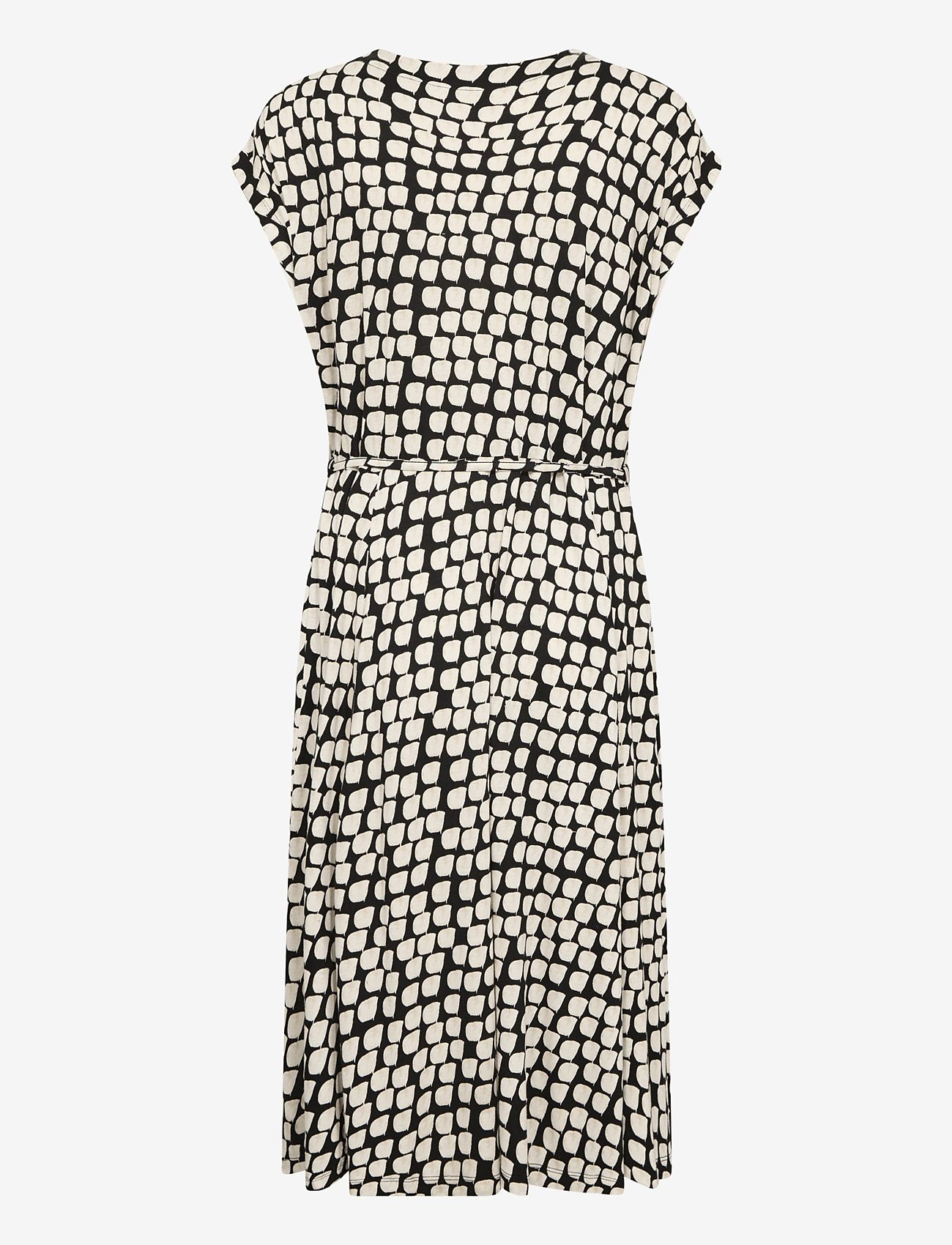 Kaffe - KAbella Jersey Dress - sommarklänningar - black_sand graphic dot - 2