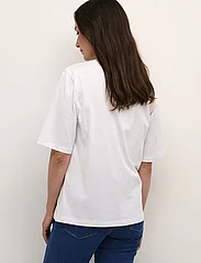 Kaffe - KAdina T-Shirt - laveste priser - optical white / blue flowers - 3