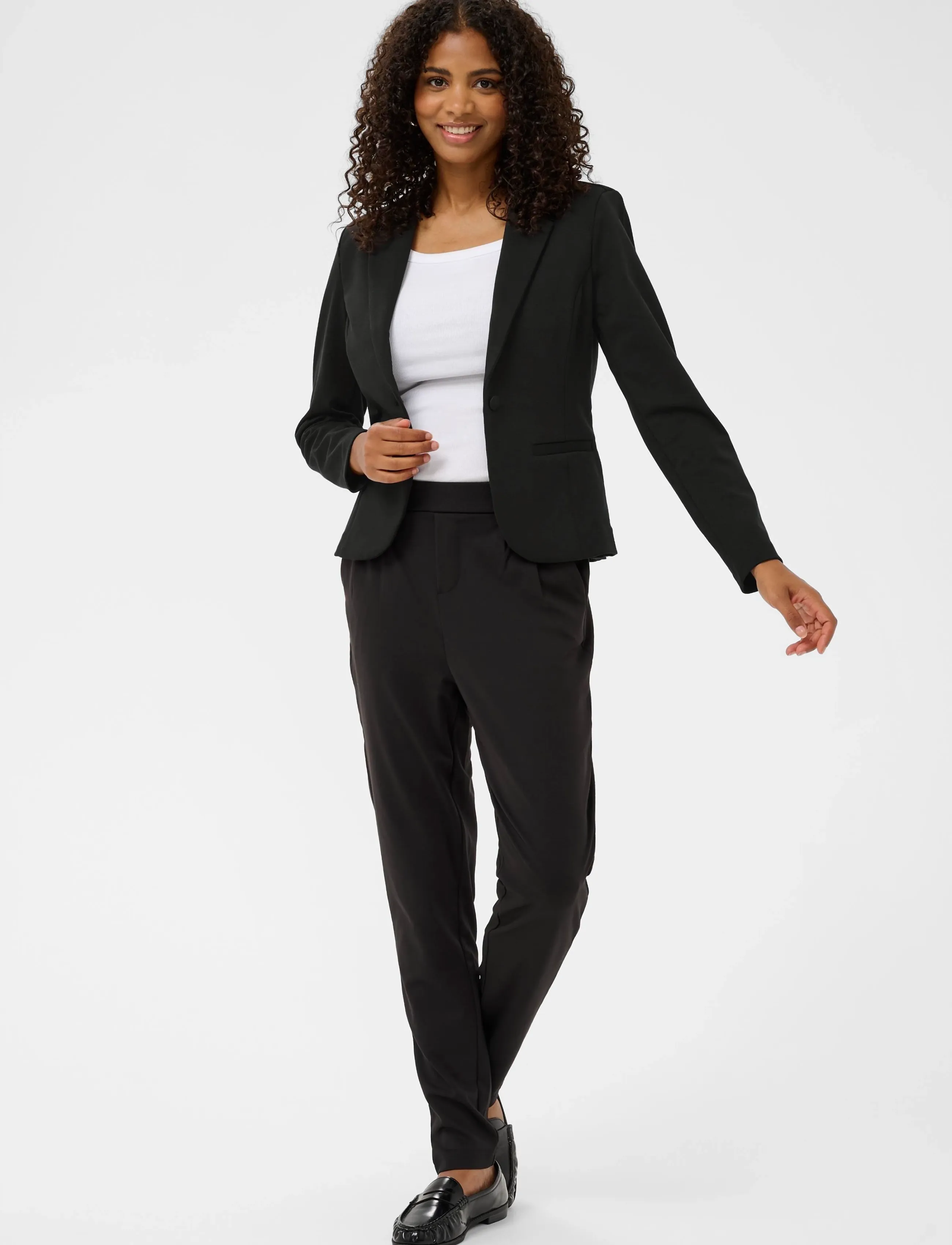 Kaffe - KAjenny Blazer - Üherealised pintsakud - black deep - 5