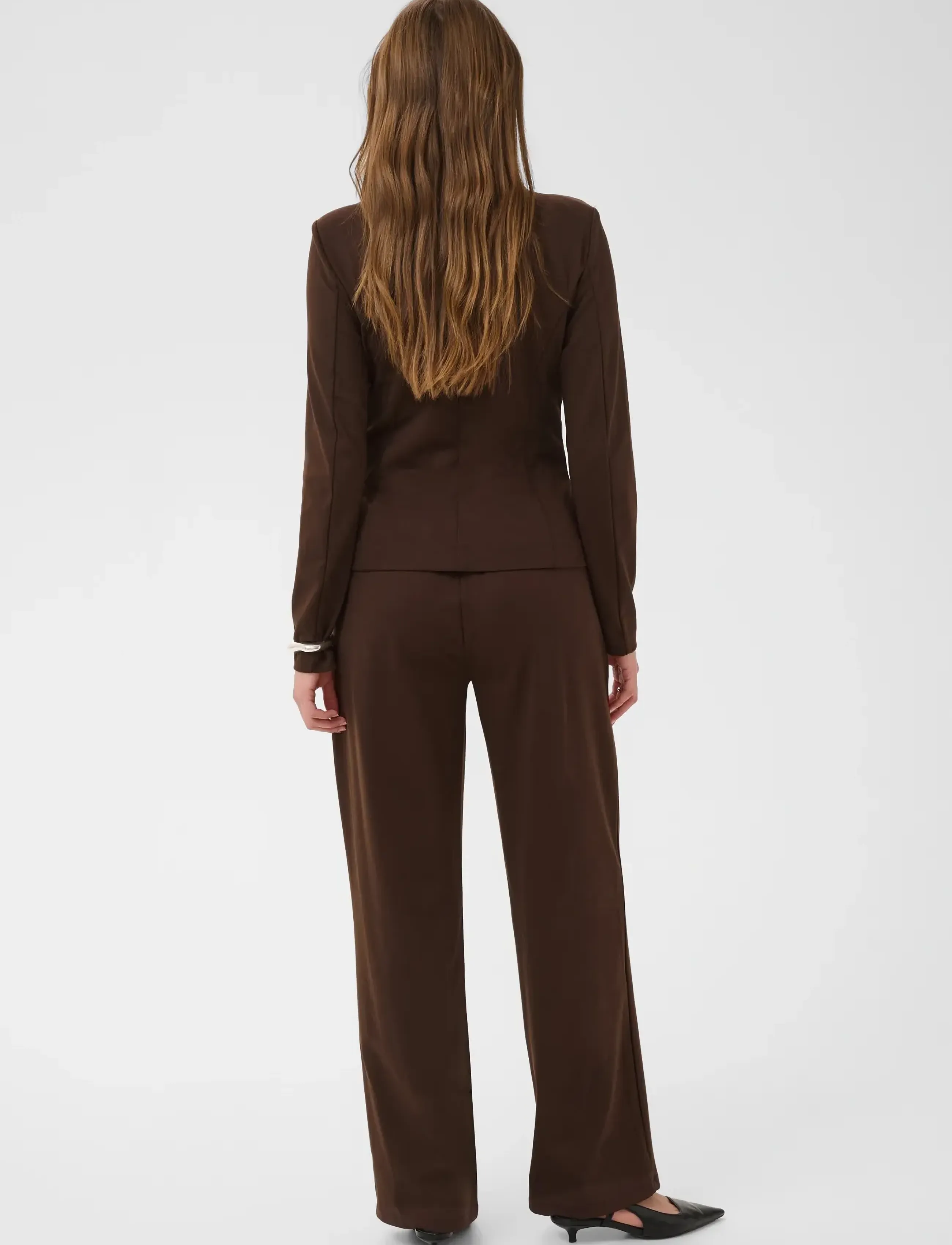 Kaffe - KAjenny Blazer - single breasted blazers - coffee bean - 4