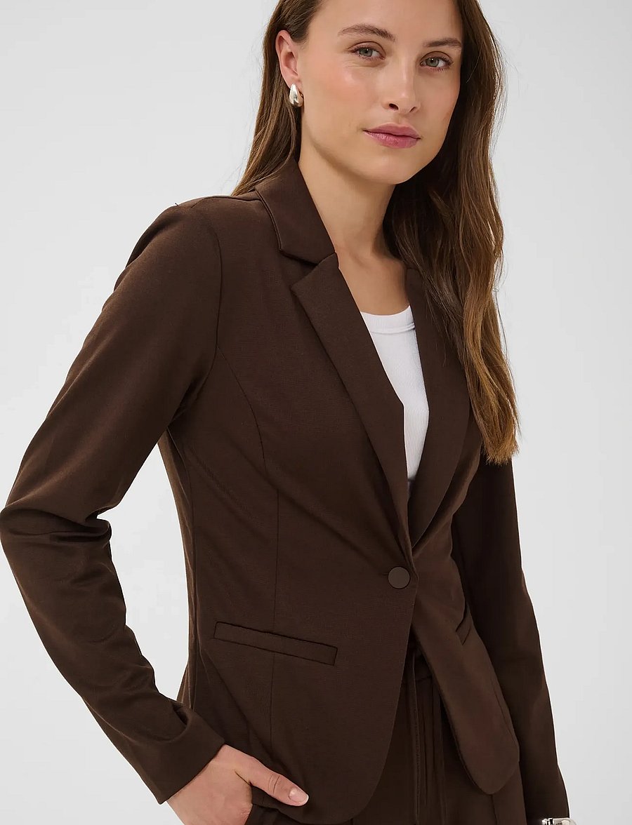 Kaffe - KAjenny Blazer - enkeltradede blazere - coffee bean - 5